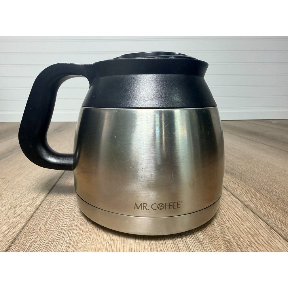Mr. Coffee Stainless Steel Thermal 8 Cup Replacement Carafe Coffee Pot with lid